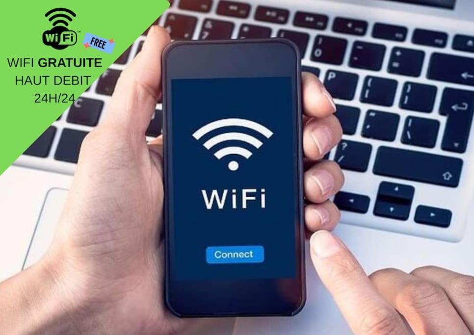 Cosy T2 Wifi Parking Proche Gare Centre Ville Сен-Кантен Екстериор снимка